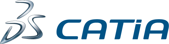 3DS CATIA Logotype RGB BlueSteel