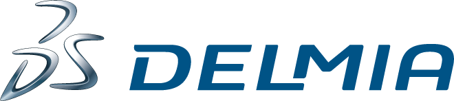3DS DELMIA Logotype RGB BlueSteel